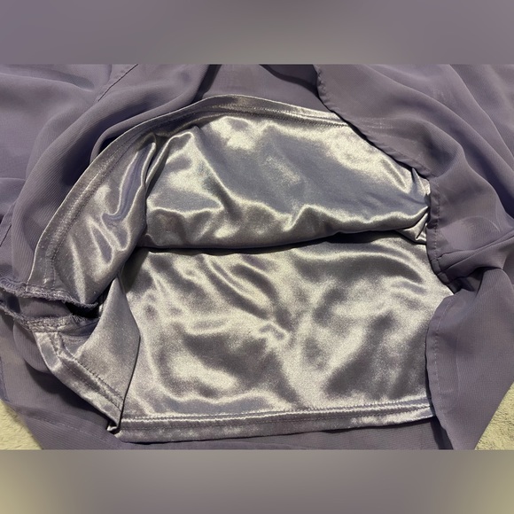 ***๐3 for $35./Beautiful purple sheer blouse. - Picture 9 of 12